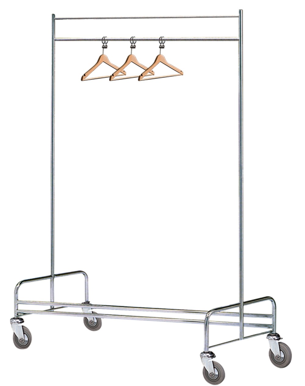 Clothes rack trolley